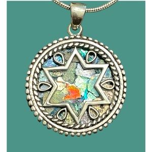 Star Pendant Necklace Charm - 925